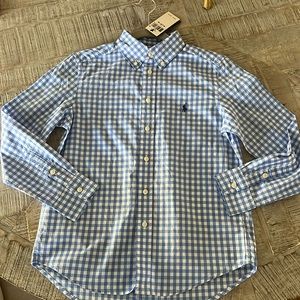 NWT Polo Ralph Lauren Boys Button Down Size 10-12 (M).
